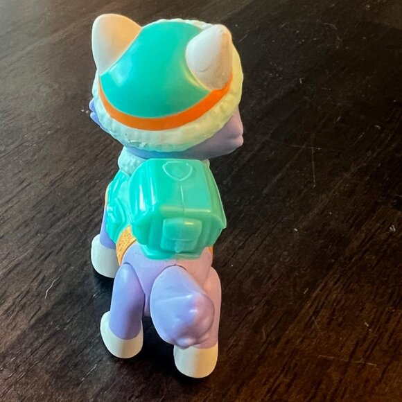 Paw Patrol Everest’s Rescue Snowmobile Snow Plow Vehicle with Everest Figure HTF - Picture 10 of 10